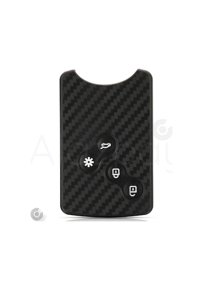 Renault Clio Megane Captur Koleos Fluence Laguna Karbon Desenli Tpu Anahtar Kılıfı