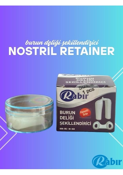 Rabır Nostril Retainer Burun Deliği Şekillendirici 8-8