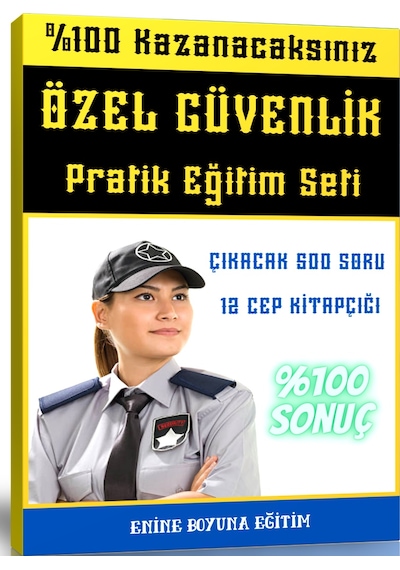 Özel Güvenlik Pratik Eğitim Seti