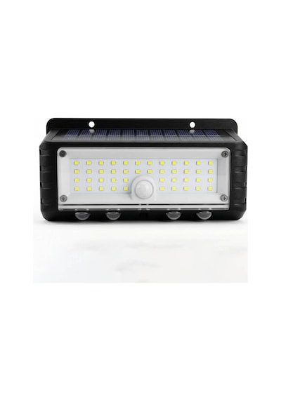 Panther Pt-2963 Sensörlü Solar Led Duvar Lambası - Sarı Ve Günışığı Bahçe Aydınlatma