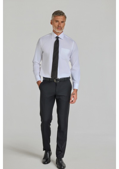Bisse Regular Fit Uk Klasik B Yaka T. Cep Beyaz Gmkls4kb242054 D01 Beyaz