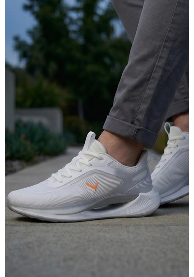 In Step Air-stride Pro: Erkek Ultra Hafif Koşu Ve Günlük Yürüyüş Ayakkabısı - Kristal Beyaz