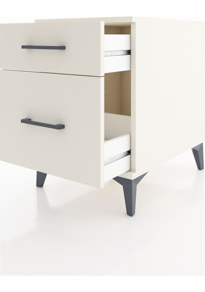 Kronos Komodin Tek Çekmeceli 44x59x64 Aytaşı-aytaşı Aytaşı