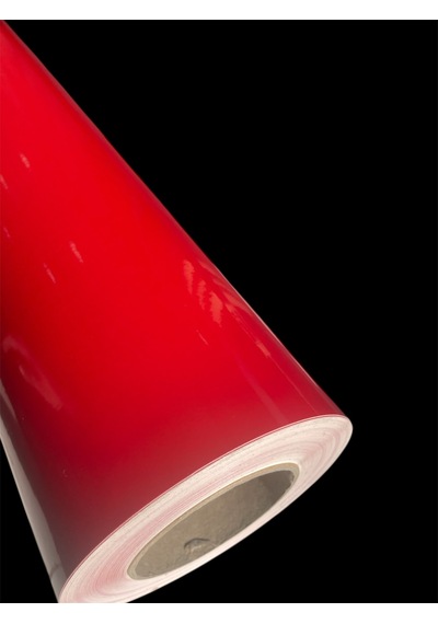Packline Marketing Parlak Kırmızı Buzdolabı Kaplama Folyosu 61cm X 1metre
