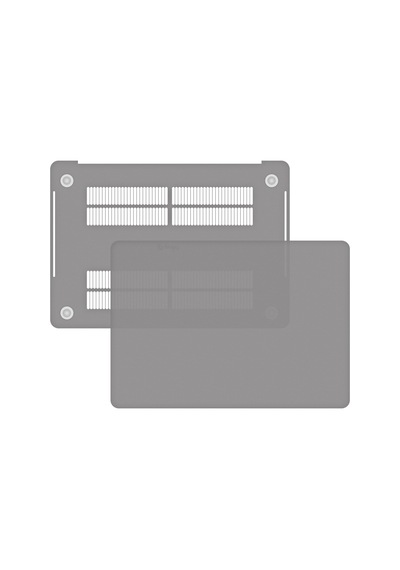 Blogy Apple Uyumlu MacBook Pro 16.2 İnç Crystal Fit Kılıf Gri