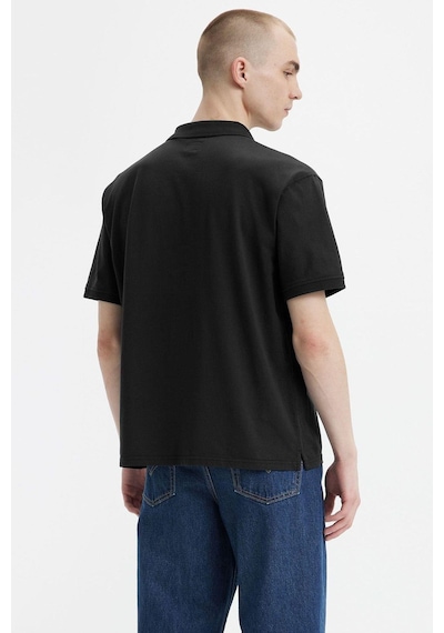 Levi's Erkek Rahat Polo Yaka Siyah T-shirt - A6735-0011-2636 Siyah