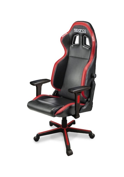 Sparco Icon Ofis Ve Oyuncu Koltuğu Deri Siyah Kırmızı 998nrrs Siyah - Kırmızı