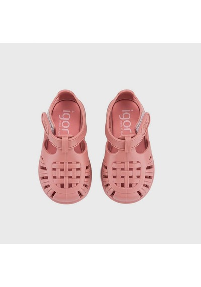 Igor Tobby Solid Bebek Pembe Sandalet Düz S10271 Pembe