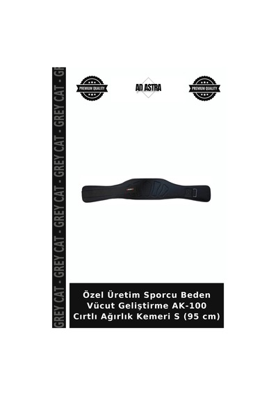Özel Üretim Sporcu Beden Vücut Geliştirme Ak-100 Cırtlı Ağırlık Kemeri S 95 Cm Çok Renkli