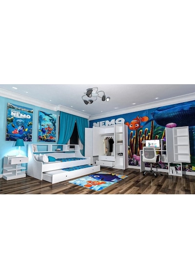 Derya Modern Genç Odası Takımı Mdf Sis Gri Derya Modern Genç Odası Takımı Mdf Sis Gri