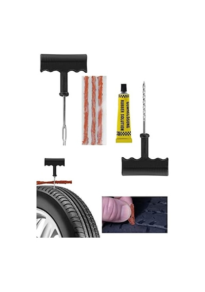 Ayrex Chermik 6 Parça Tamir Kiti Otomobil Araba Bisiklet Motor Lastik Tamir Kiti Seti