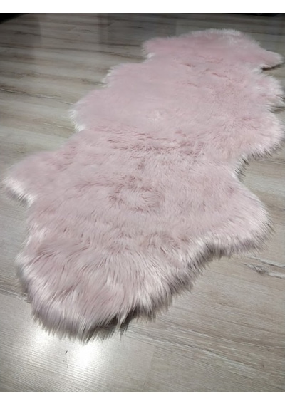 Yamalıhome Peluş Halı Apost Pembe 75 x 200Cm Post Halı