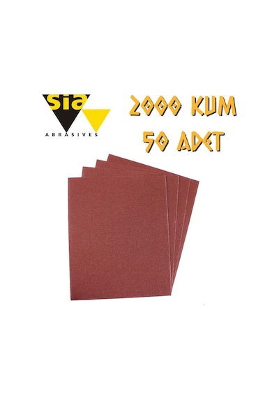 Sia 1913 Su Zımparası 2000 Kum - 50 Adet