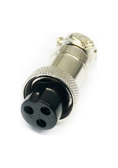 Ic-261m 12mm Mayk Dişi Şase 3p Konnektör