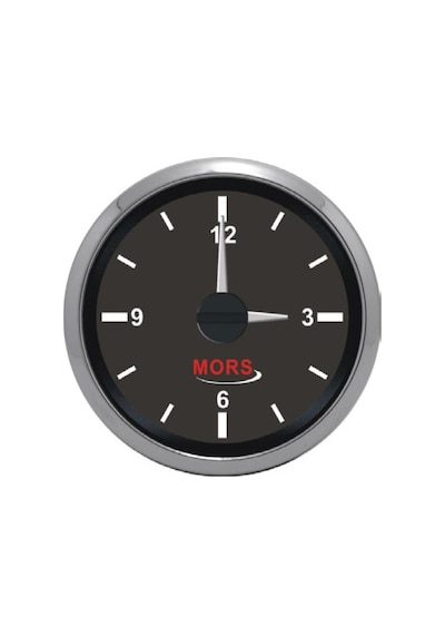 Mors Zaman Saati 12-24 Volt Siyah