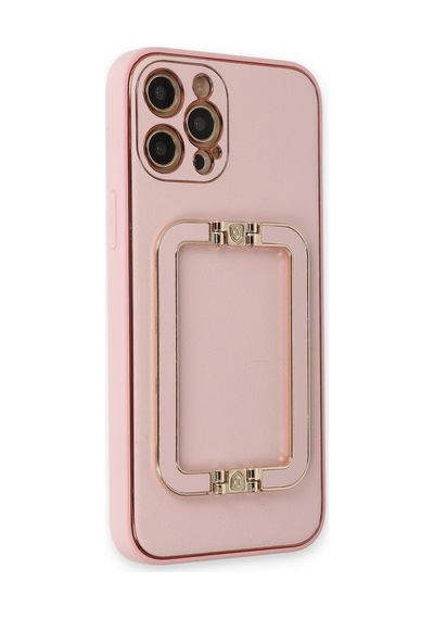 Newface Apple iPhone Uyumlu 12 Pro Kılıf Coco Elit Kapak Semeglbl - 59 - Pembe