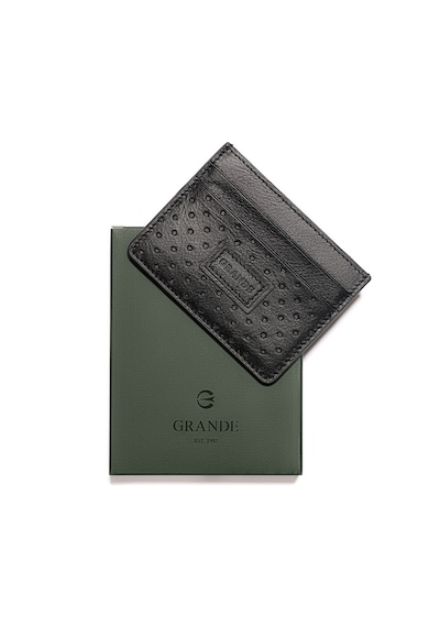 Siyah Cüzdan & Kartlık Unisex 868 Grande Deri Cüzdan Kartlık