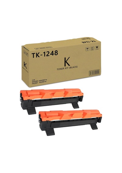Tk1248 Tk 1248 Kyocera Tk-1248 Tk1248 Toner Kyocera Pa2001w Pa2001 Ma2001w Ma2001 Yazıcı İçin Uyumlu 2'li Siyah