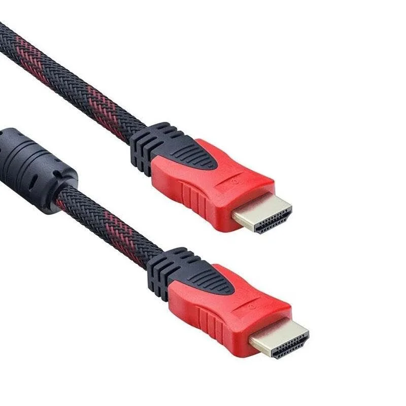 10 Metre 10m Hdmı Kablosu 1.4b 3d Full Hd 1080p Ara Bağlantı Erkek-erkek Modern Sargılı Örgülü Hdmi Görüntü Kablosu 001