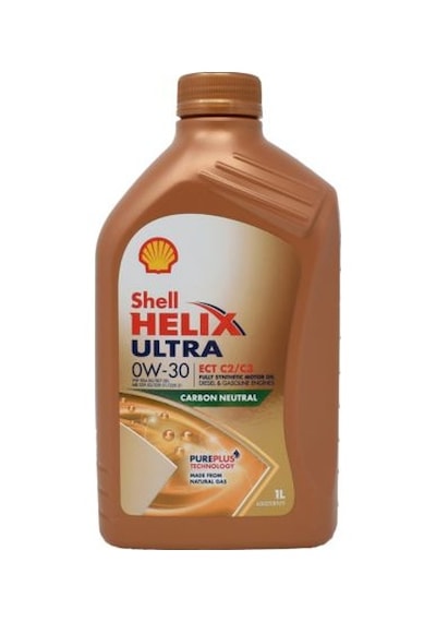 Shell Helix Ultra Ect C2-C3 0W-30 Pure Plus Tam Sentetik Motor Yağı 1 L