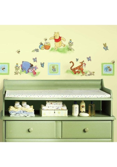 Rmk1630scs Rm Disney Winnie Puuh Duvar Dövmesi, Pvc, Renkli, 29 X 13 X 2,5 Cm &