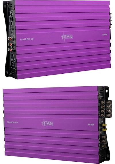 Magicvoice Titan-804 4 Kanallı Max 1600 Watt Oto Amfi-anfi