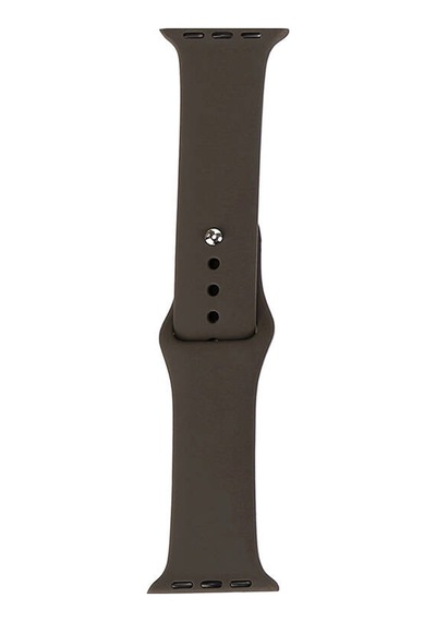 Zore Watch 7 41mm Band Serisi Klasik Kordon Silikon Strap Kayış-cocao