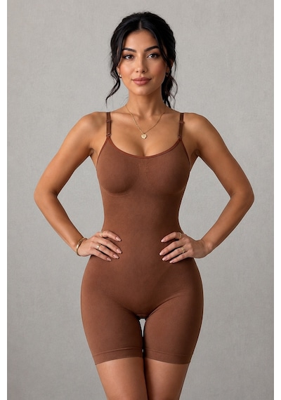 Fit Women Kadın Esnek Kahve 2 Beden Korse Kahverengi