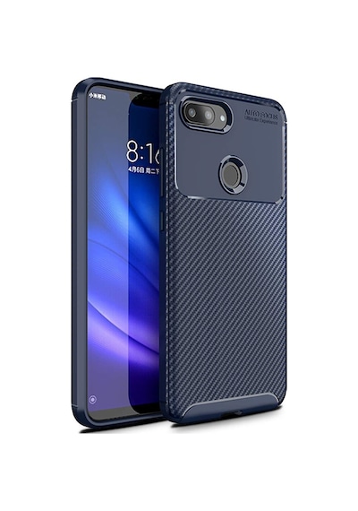 Xiaomi Redmi Mi8 Lite Kilif Karbon Tasarim Negro Silikon 405799228