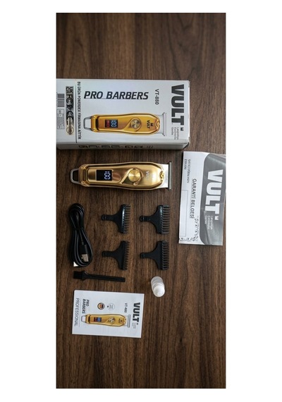 Vult Vt-880 Şarjlı Saç Sakal Ense Epilasyon Öncesi Tüm Vücut Tıraş Makinesi Professıonal Clipper Dijital Ekran 120 Dk