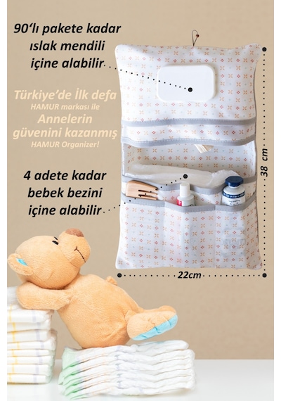 Anne Bebek Bakım Çantası Yenidoğan Alt Açma Değiştirme Düzenleyici Çantası Organizer Solid Yeşil