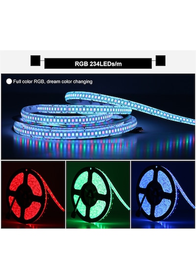 Led Şerit 2835 234 Led Rgb White Led