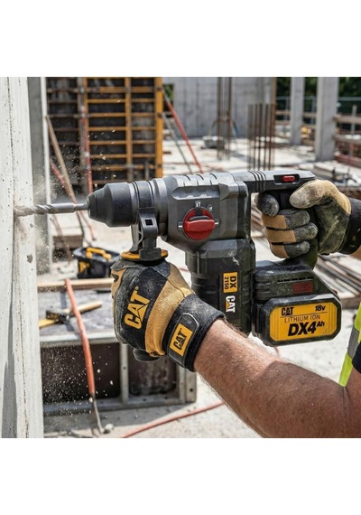 Cat Dx2150 18volt/4.0ah 2.8j Li-ion Çift Akülü Kömürsüz Profesyonel Sds-plus Kırıcı/delici