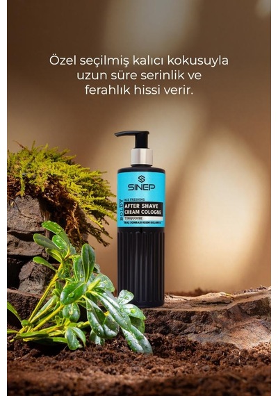 Sinep Pro-care Tıraş Sonrası Krem Kolonya Balsam 400 Ml Turquoise