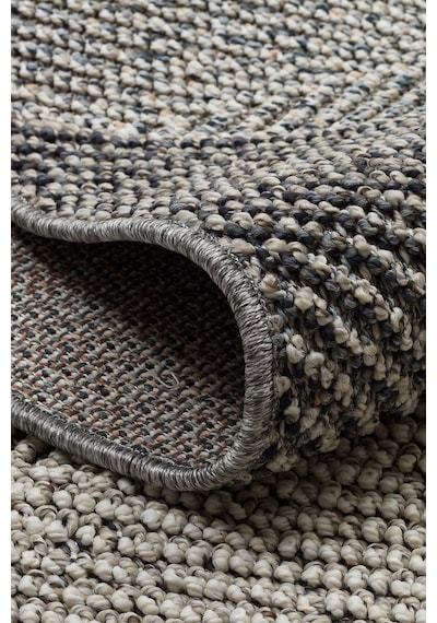 Soho Sh 08 Grey Multy Hav Vermeyen Özel Ipler Ile Üretilen Etnik Örgü Desenlere Sahip Makine Halısı