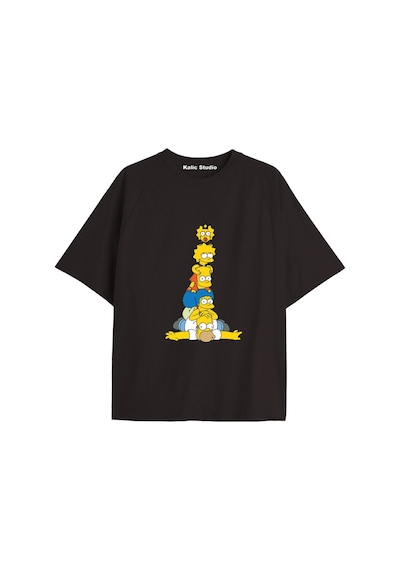 Kalic Studio Y2k Vintage Simpson Baskılı Siyah T-shirt Kod 280 Siyah-280 Kalic Studio Y2k Vintage Simpson Baskılı Siyah T-shirt Kod 280 Siyah-280