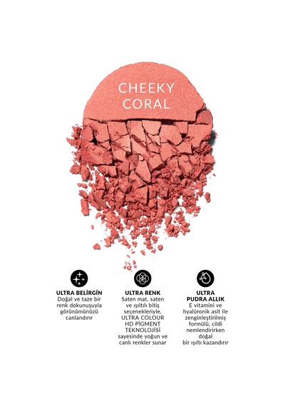 Ultra Colour Pudra Allık Cheeky Coral 0