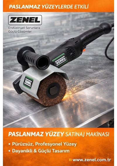 Zenel SAT-1301E Satina Zımpara Makinesi