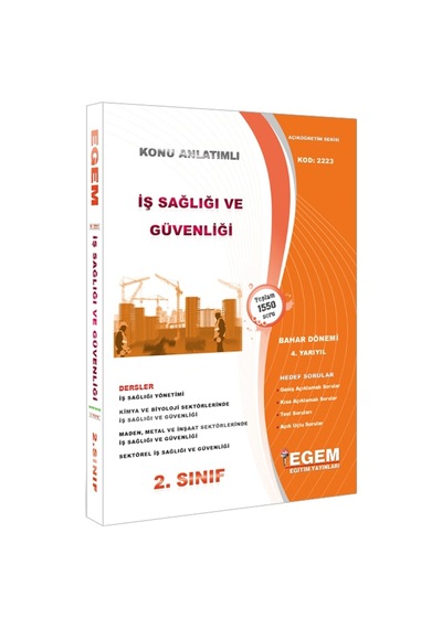 Aöf İş Sağlığı Ve Güvenliği , Isg Konu Soru Bankası Seti