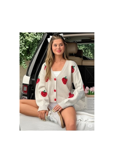 Flex Fashıon Kadın Trend Çilek Detaylı Popüler Yumoş Triko Hırka Taş Taş - 731489809 Taş - 731489809 Taş Flex Fashıon Kadın Trend Çilek Detaylı Popüler Yumoş Triko Hırka Taş Taş - 731489809 Taş - 731489809 Taş