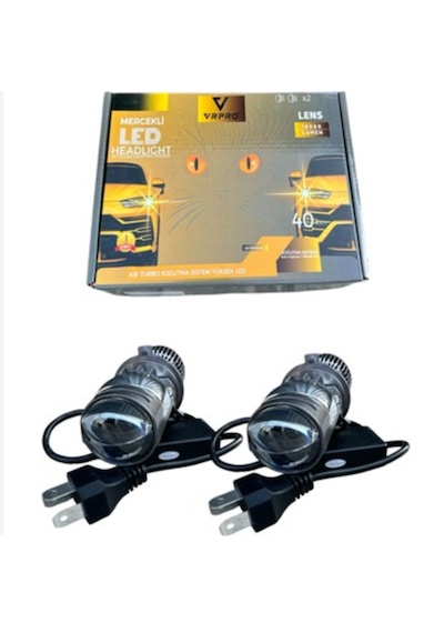 Foxus Vrpro H4 Grand Mercekli Led Ampül Uzun Ömürlü Yapı Ve Göz Alıcı Beyaz Işık İle Enerji Tasarruflu Diğer