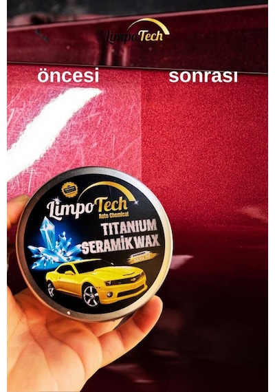 Limpotech Tıtanıum Seramik Wax 150ml Krem Cila Boya Koruma Sünger Hediyeli