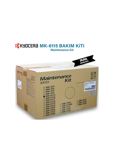 KYOCERA MK-6115 Bakım Kiti - Maintenance Kit- ECOSYS M4125idn/M4132idn