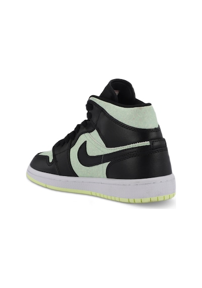 Nike Wmns Aır Jordan 1 Mıd Se Kadın Siyah / Yeşil Sneaker Siyah / Yeşil