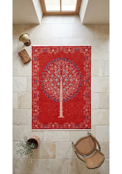 Tuğra Halı Özbek Klasik Halı Zb08 Çok Renkli