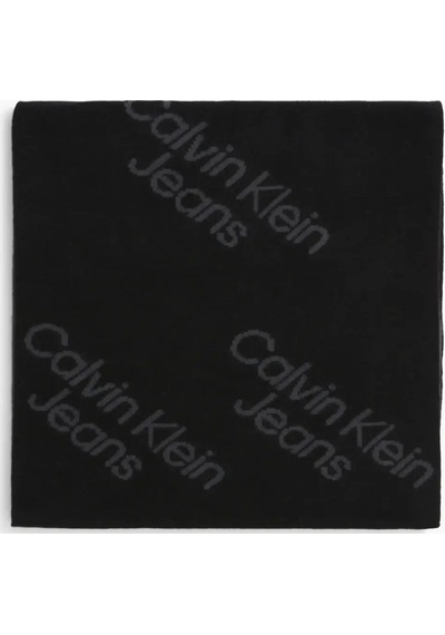 Calvin Klein Aop Scarf Kadın Siyah Atkı
