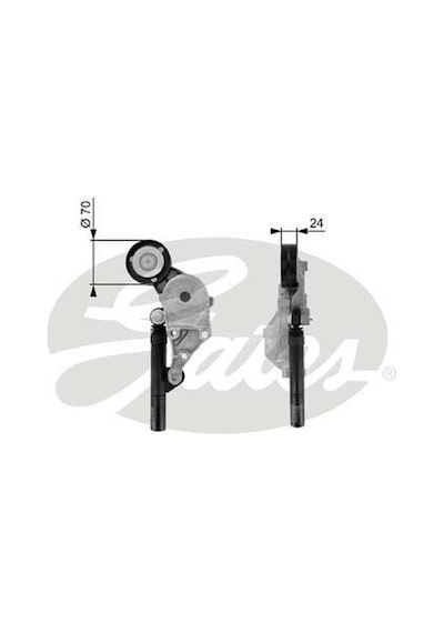 GATES T38192 Alternatör Gergi Rulmanı Kütüklü Amortisörlü Golf4-Bora-A3-Toledo 1.9 TDI Agr-Alh-Ahf