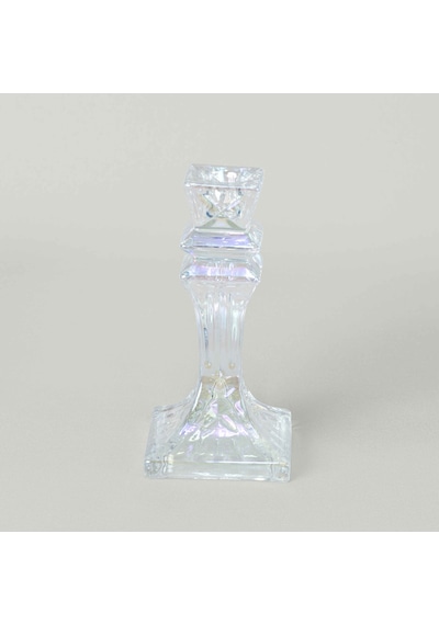 Linens Classy Şamdan 8x8x16 Cm Şeffaf Şeffaf