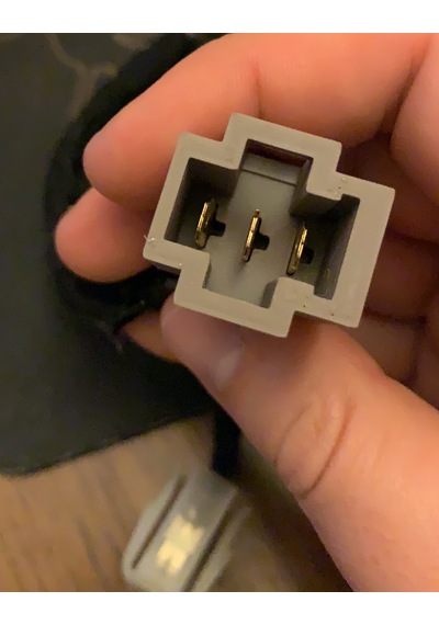 Vag 3 Düz Pin Çakmak Konnektörü