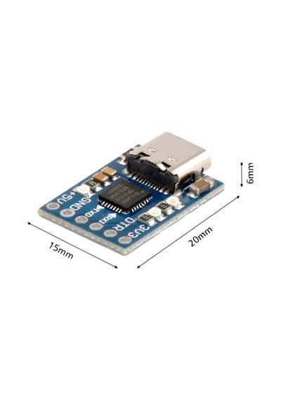 Cp2102 Usb To Rs232 Ttl Uart Çevirici Modül Type C Usb Seri Port Haberleşme Mcu Uydu Alıcı Dvd Gsm